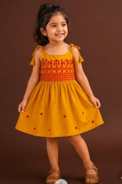Handwoven Eri Silk Frock